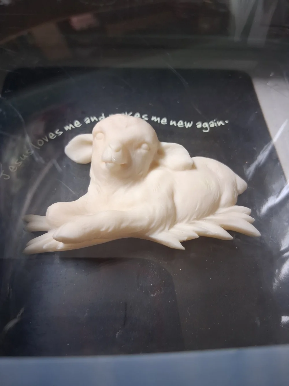 Vintage Expressions Collection White Lamb Figurine by Roman Inc.